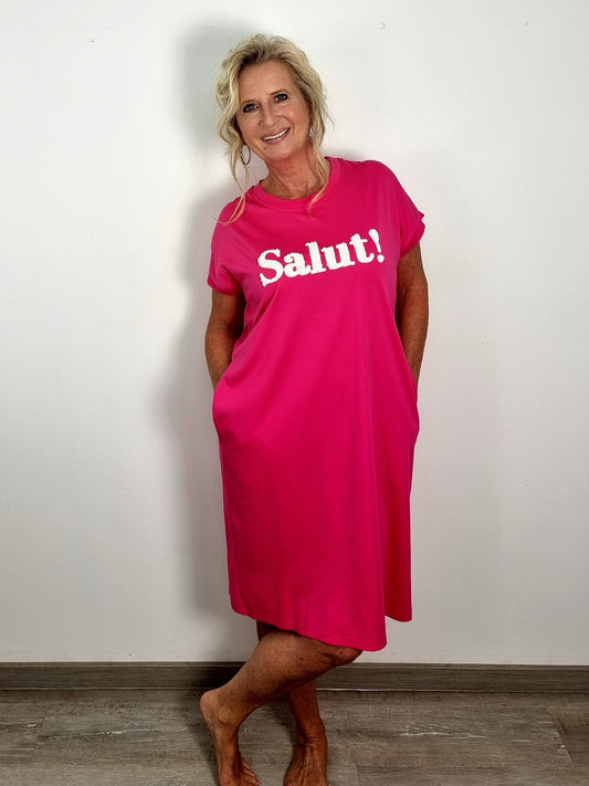 T-Shirt Kleid Salut drei Farben