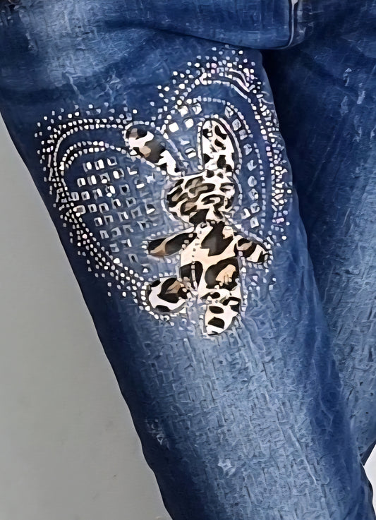 ✨ Coole Jeans mit Animal-Print -Highlight ✨