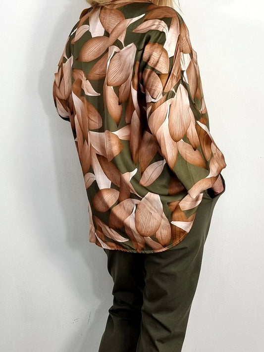 Blusenshirt mit floralem Print