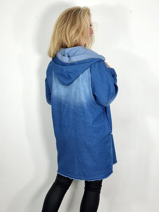 Lässige Kapuzen Jacke