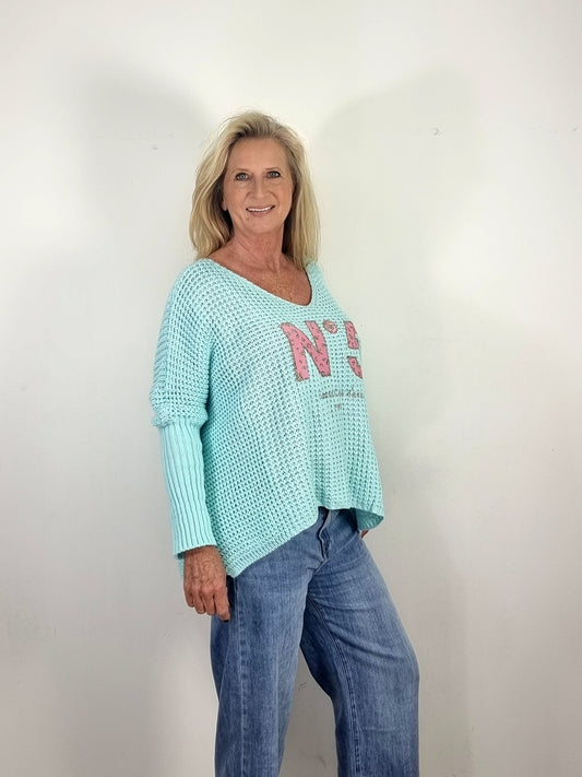 Strickpullover „N°5“ – lässiger Chic mit Wohlfühlfaktor