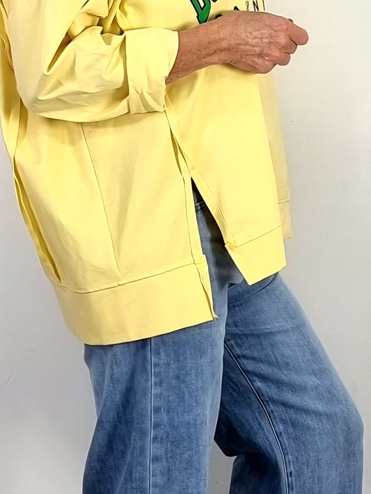 Oversize Hoodie „Los Angeles“ – Gelb