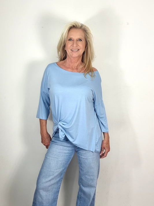 Super leichtes Shirt in Blau