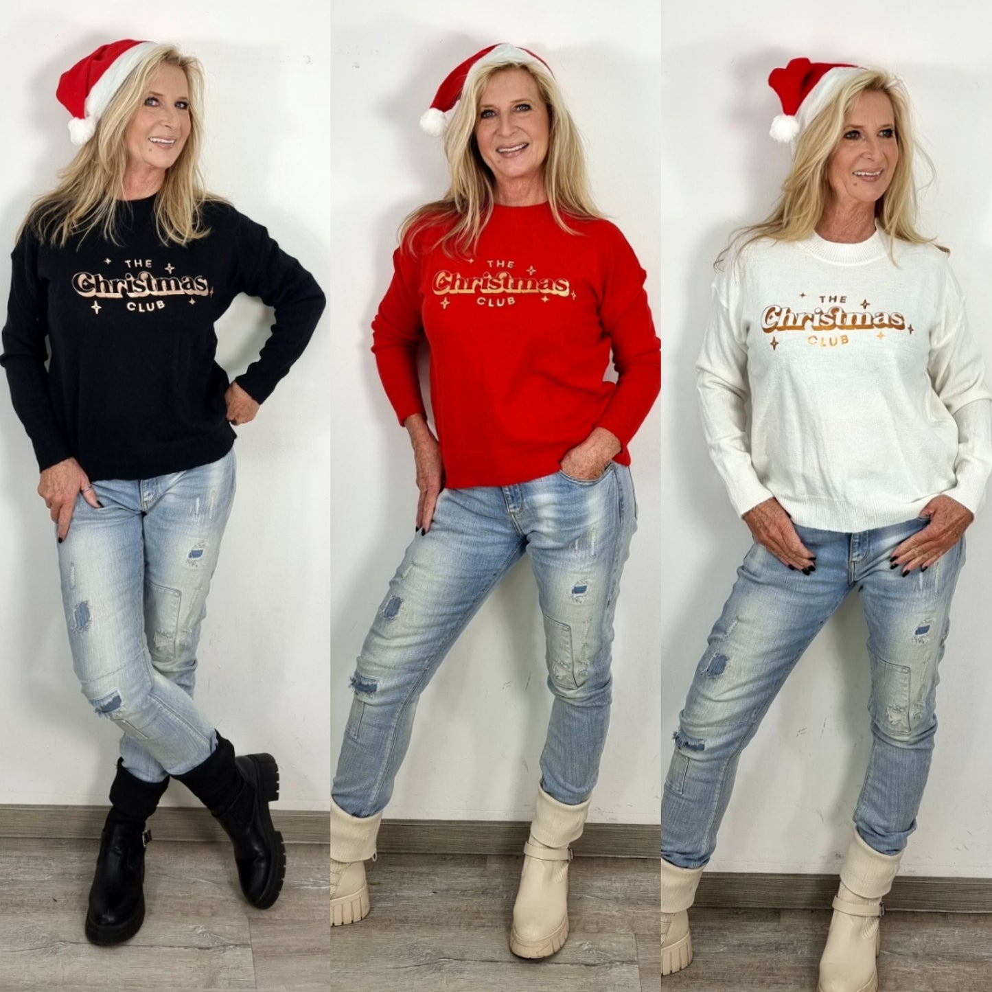 🎄 „The Christmas Club“ – Der kuschelige Weihnachtspullover für die schönste Zeit des Jahres!