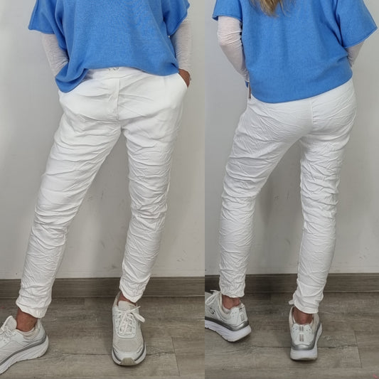 Hose in Wildleder-Optik