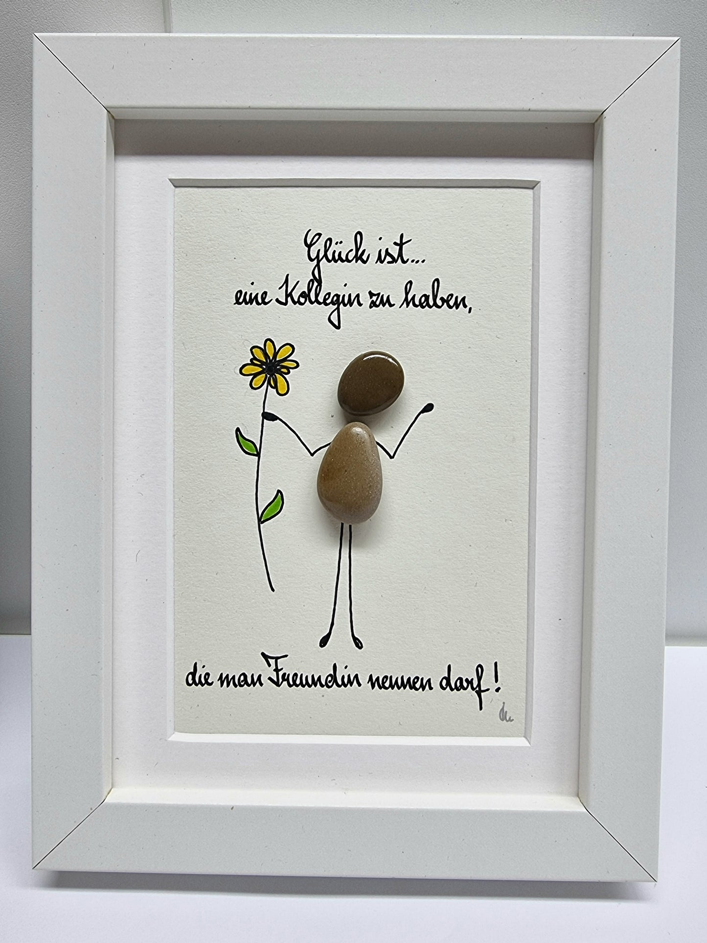 Steinbild Kollegin
