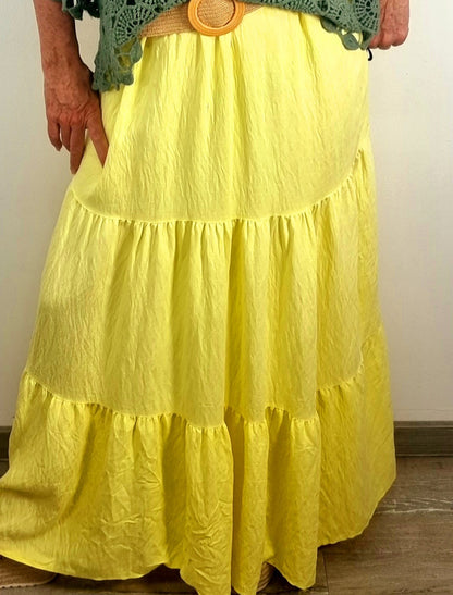 Maxirock, luftiger Boho Style für warme Tage