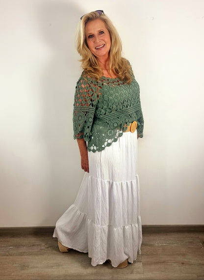 Maxirock, luftiger Boho Style für warme Tage