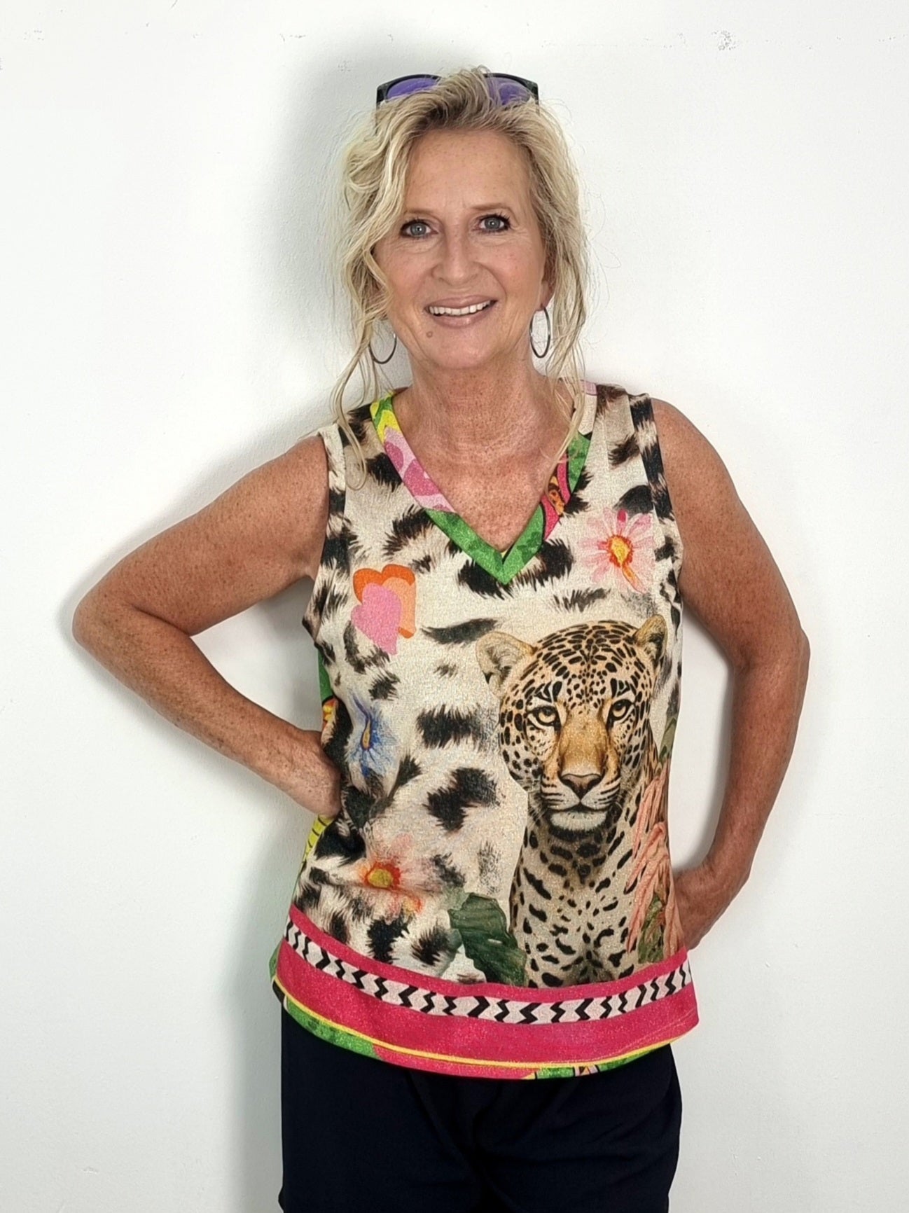 Leoparden oder Frida  Top