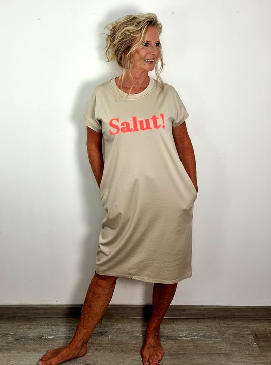T-Shirt Kleid Salut
