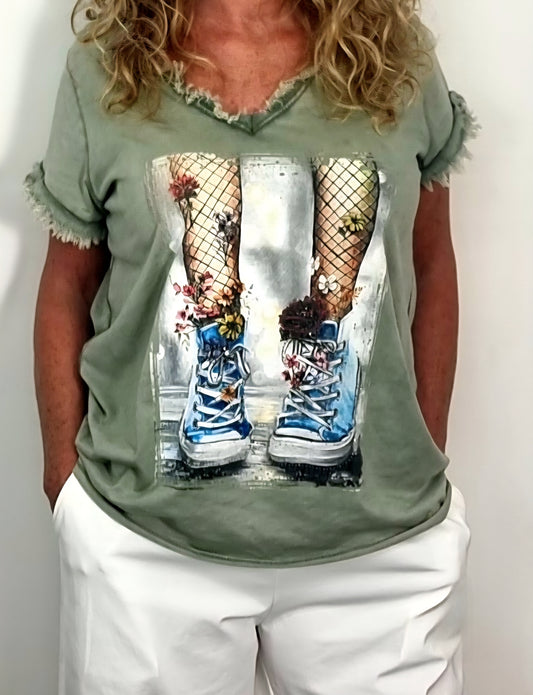 Lässiges Sommer T-Shirt