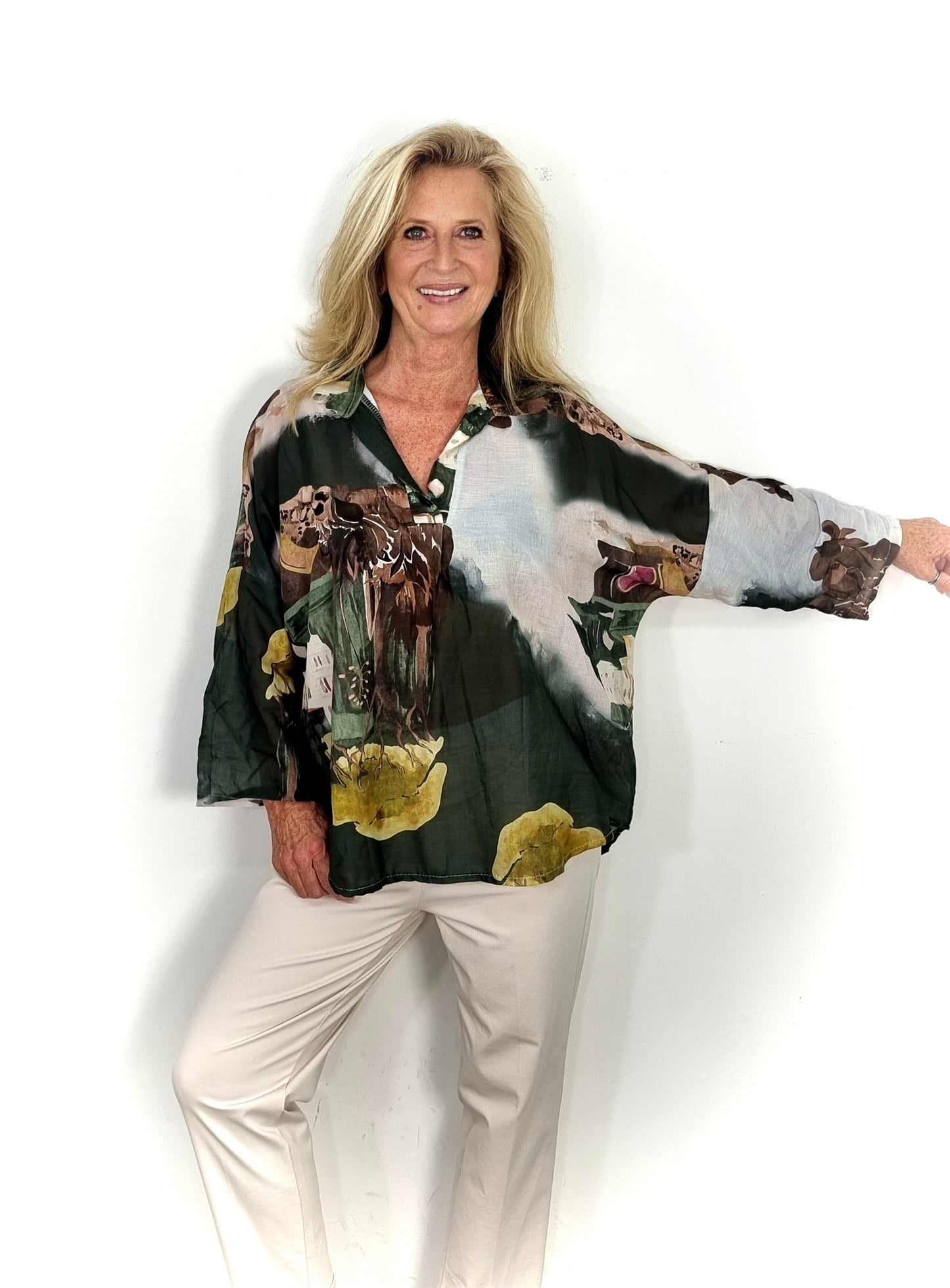 🌟Bedruckte Damenblusen – leicht & stilvoll in 2 Farben🌟