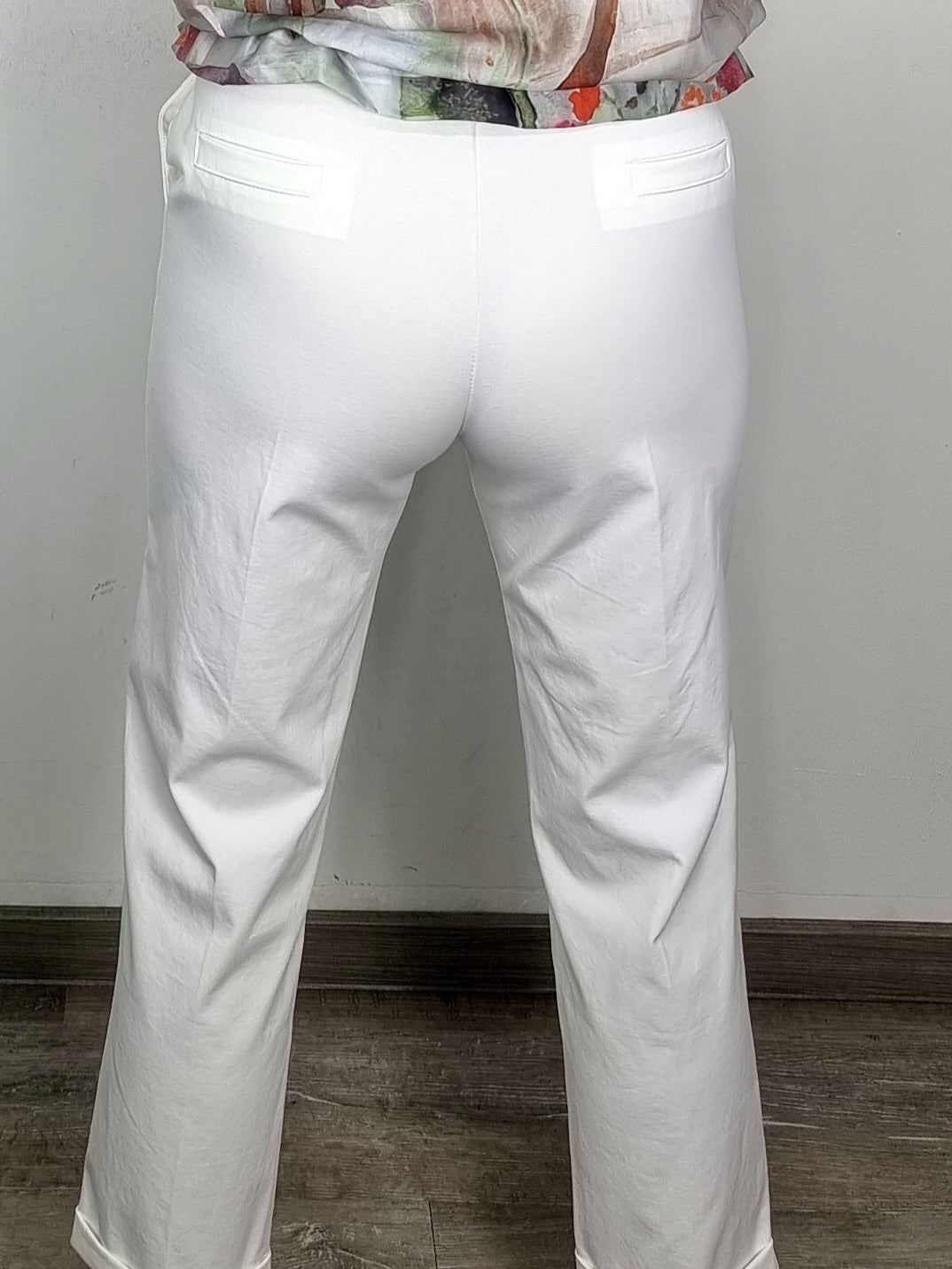 Cozy Hose Beige und Wollweiß
