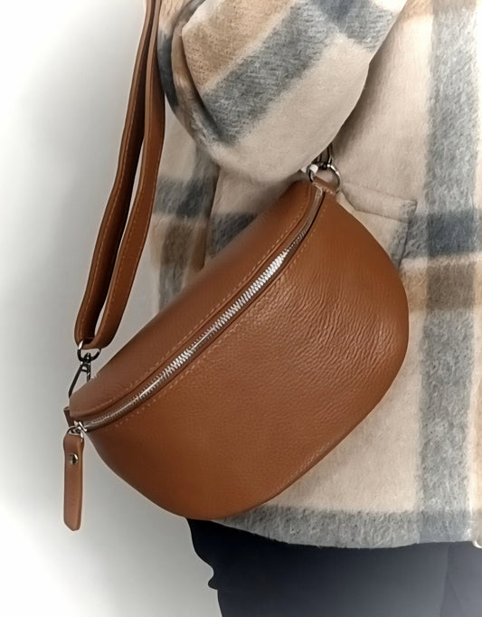 Cognac Ledertasche