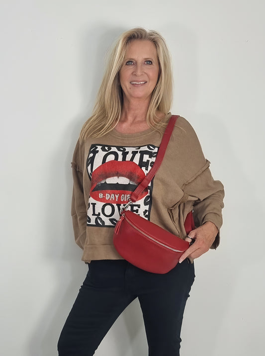 Oversize Sweatshirt "Love"