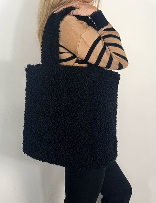 Teddy- Bag Schwarz