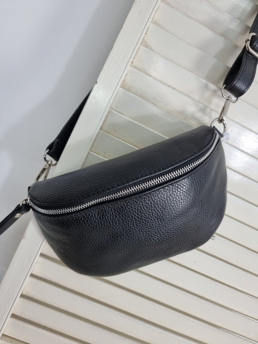 Ledertasche " Schwarz"