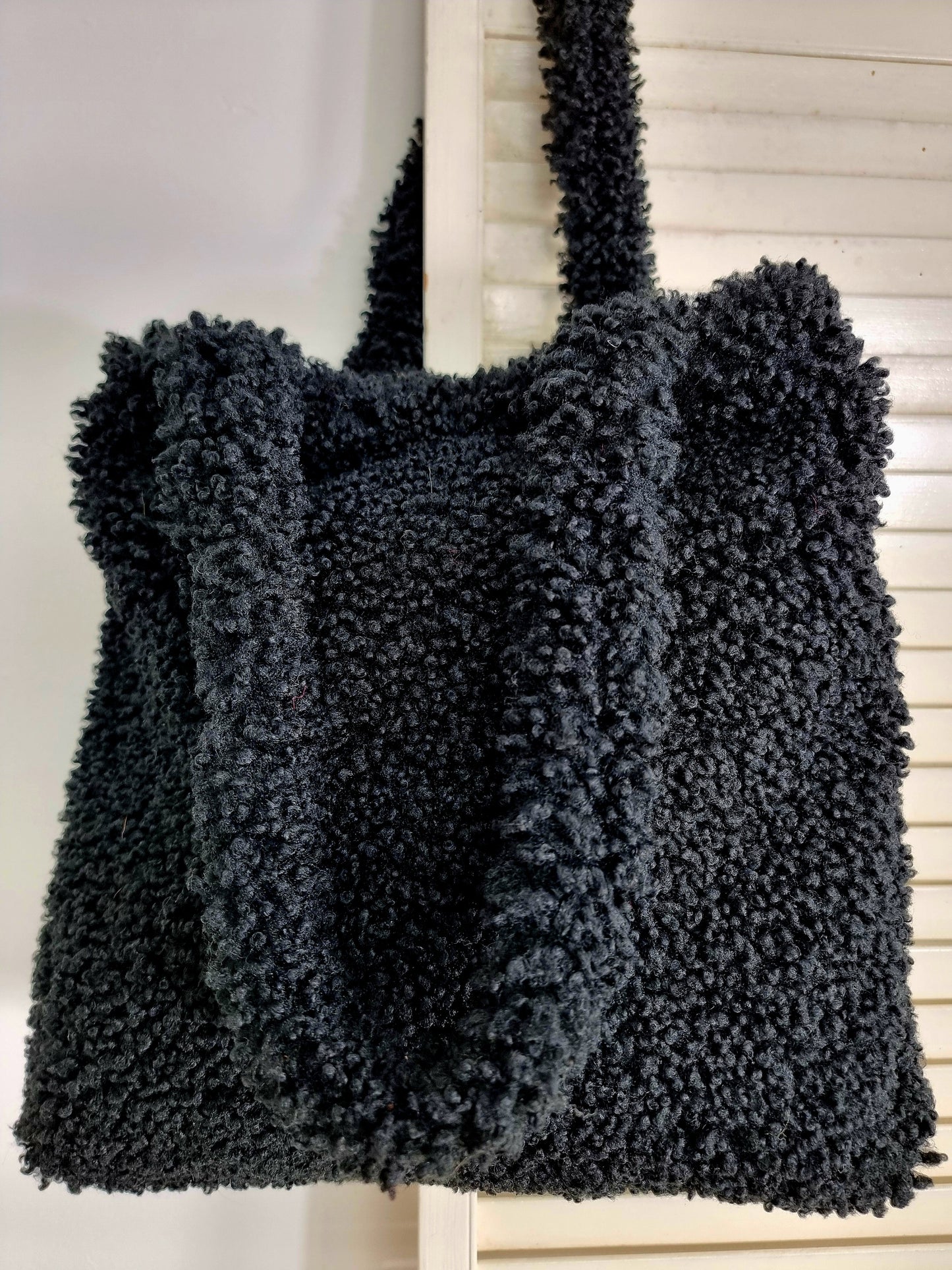 Teddy- Bag Schwarz