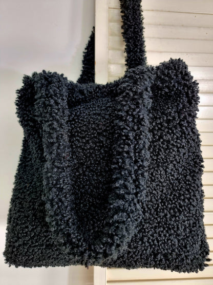 Teddy- Bag Schwarz