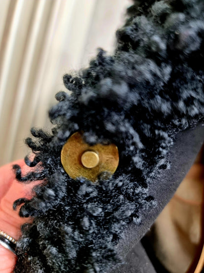 Teddy- Bag Schwarz