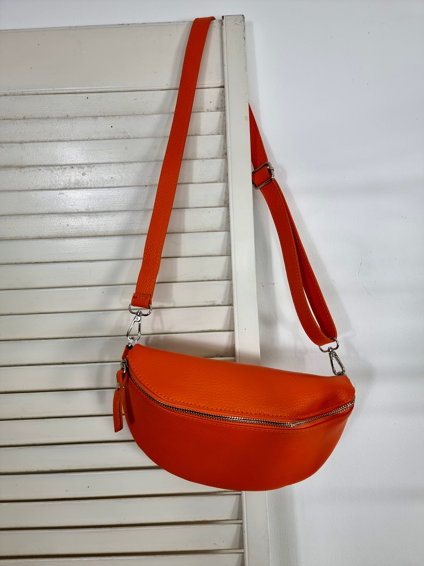 Ledertasche " Orange"