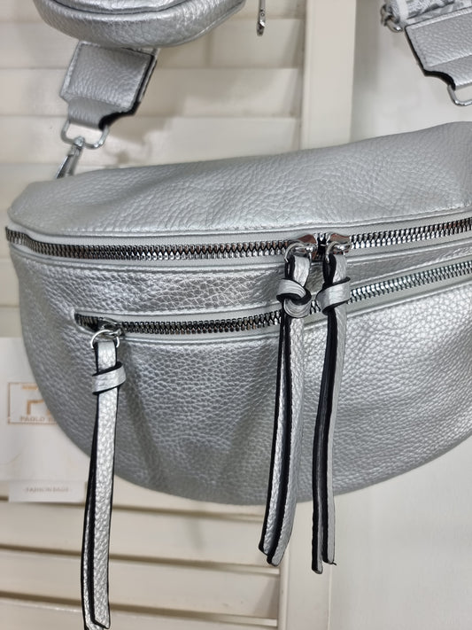 Cross-Bag " Metallic-Silber"