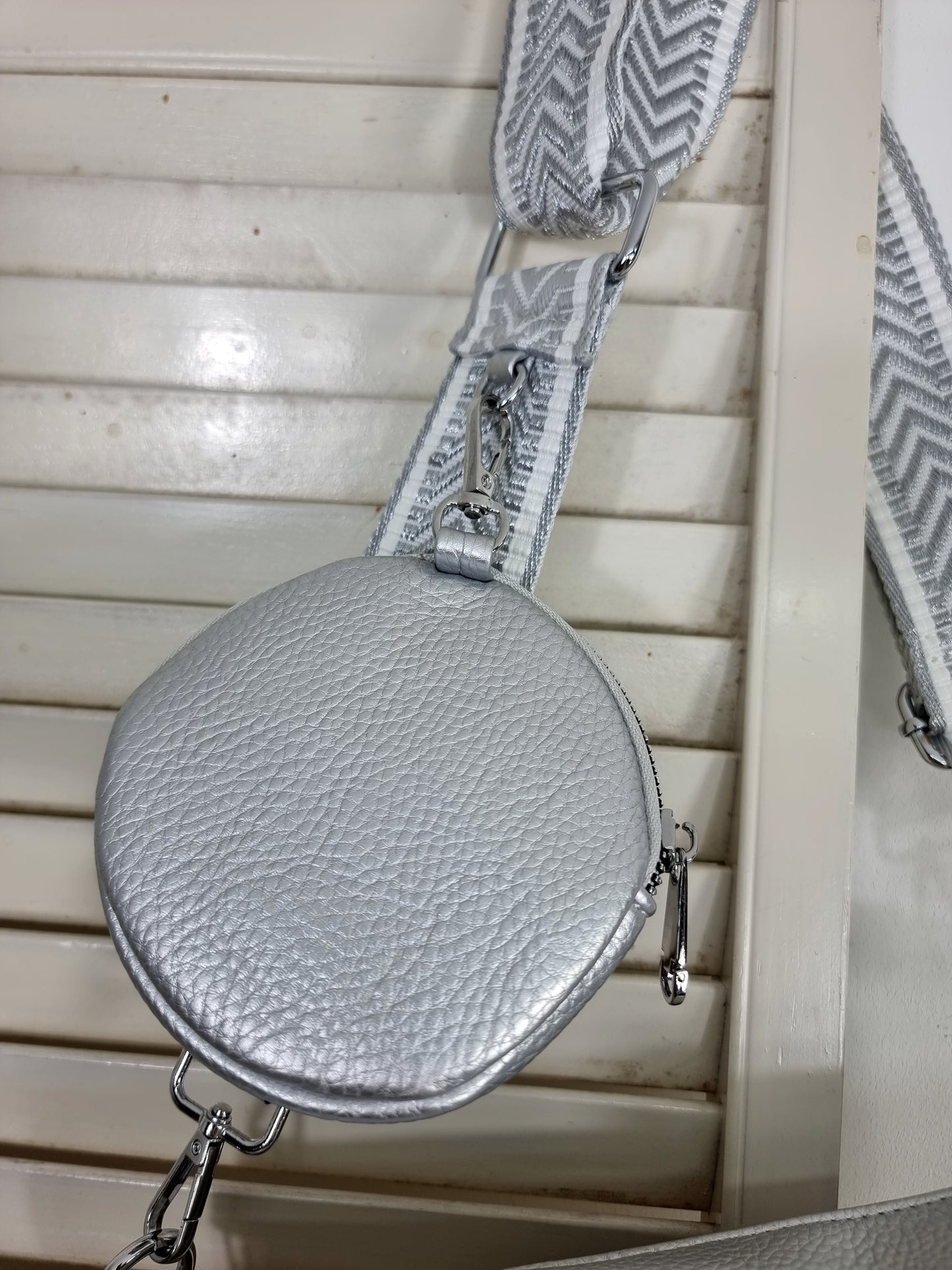 Cross-Bag " Metallic-Silber"