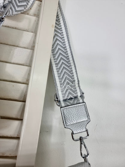 Cross-Bag " Metallic-Silber"