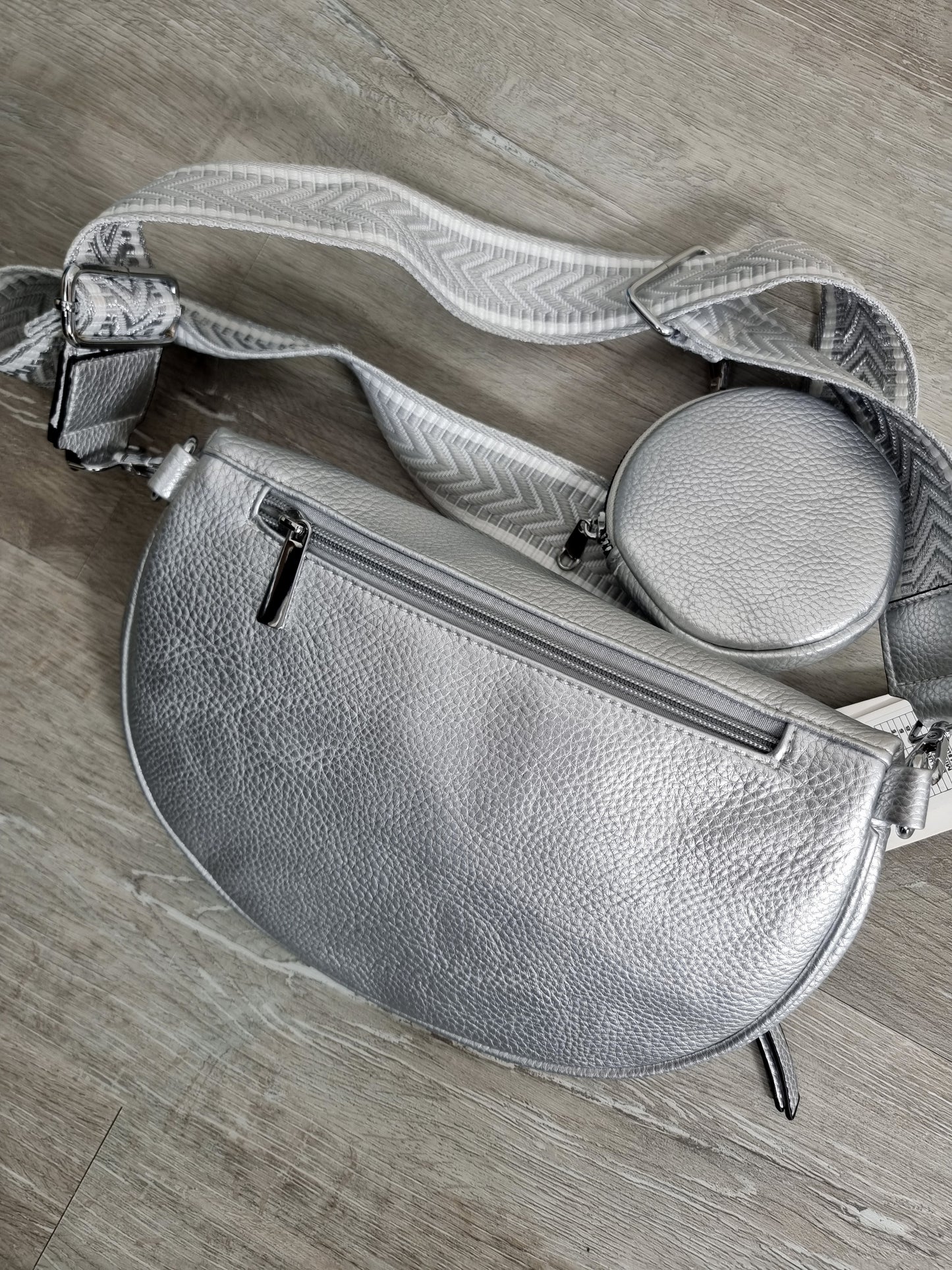 Cross-Bag " Metallic-Silber"