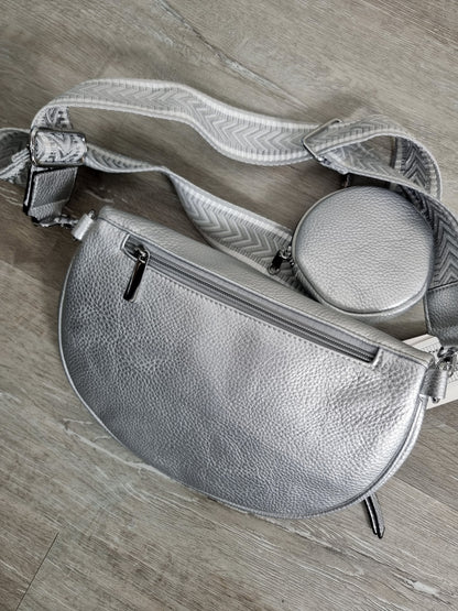 Cross-Bag " Metallic-Silber"