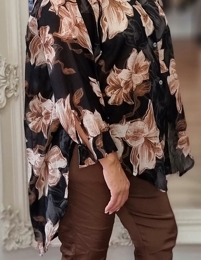 Bluse mit Blumenprint