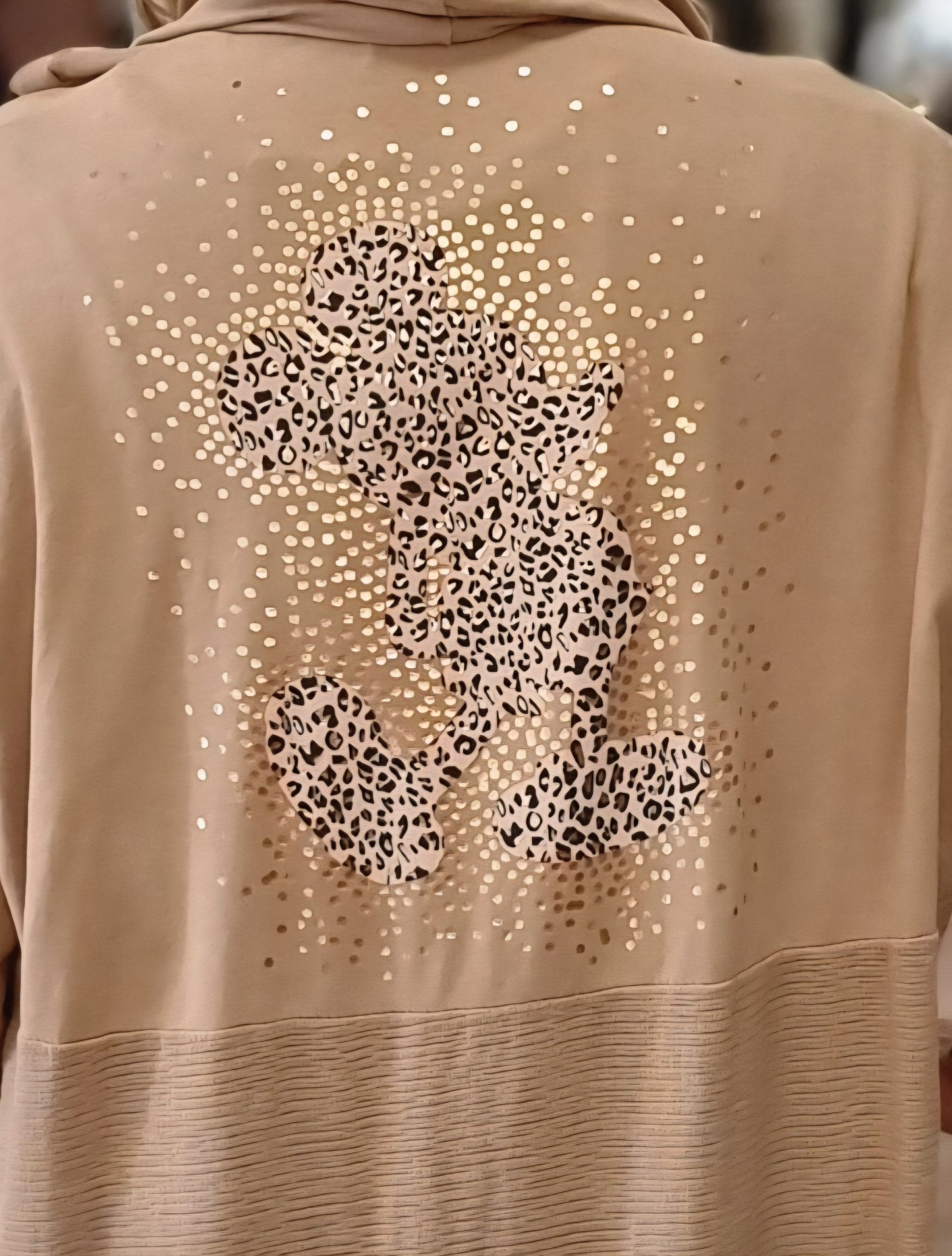 🌟Lässige Long Jacke mit funkelnde Animal Print🌟
