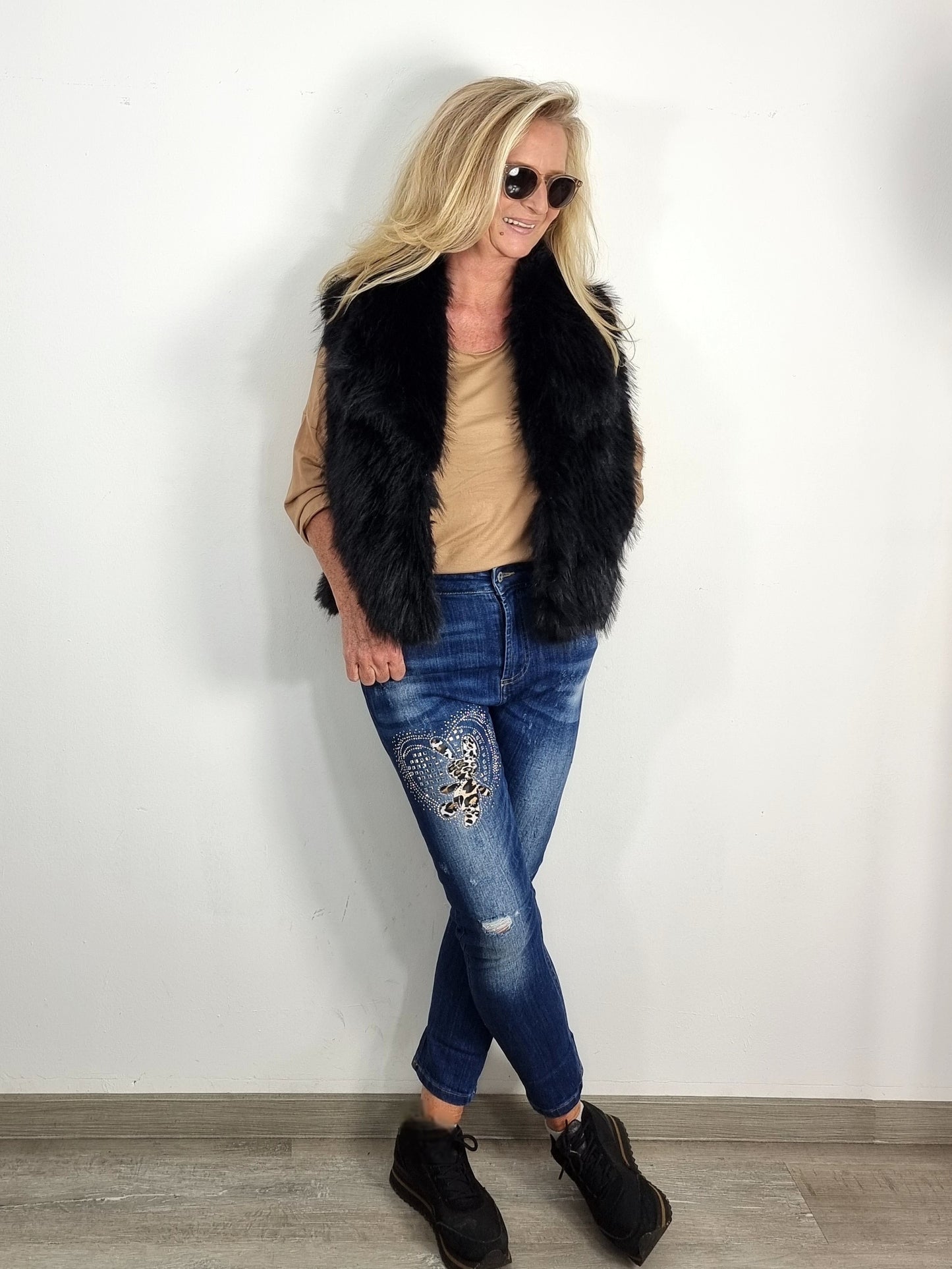 ✨ Coole Jeans mit Animal-Print -Highlight ✨