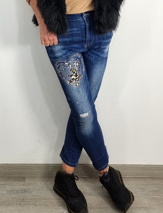 ✨ Coole Jeans mit Animal-Print -Highlight ✨