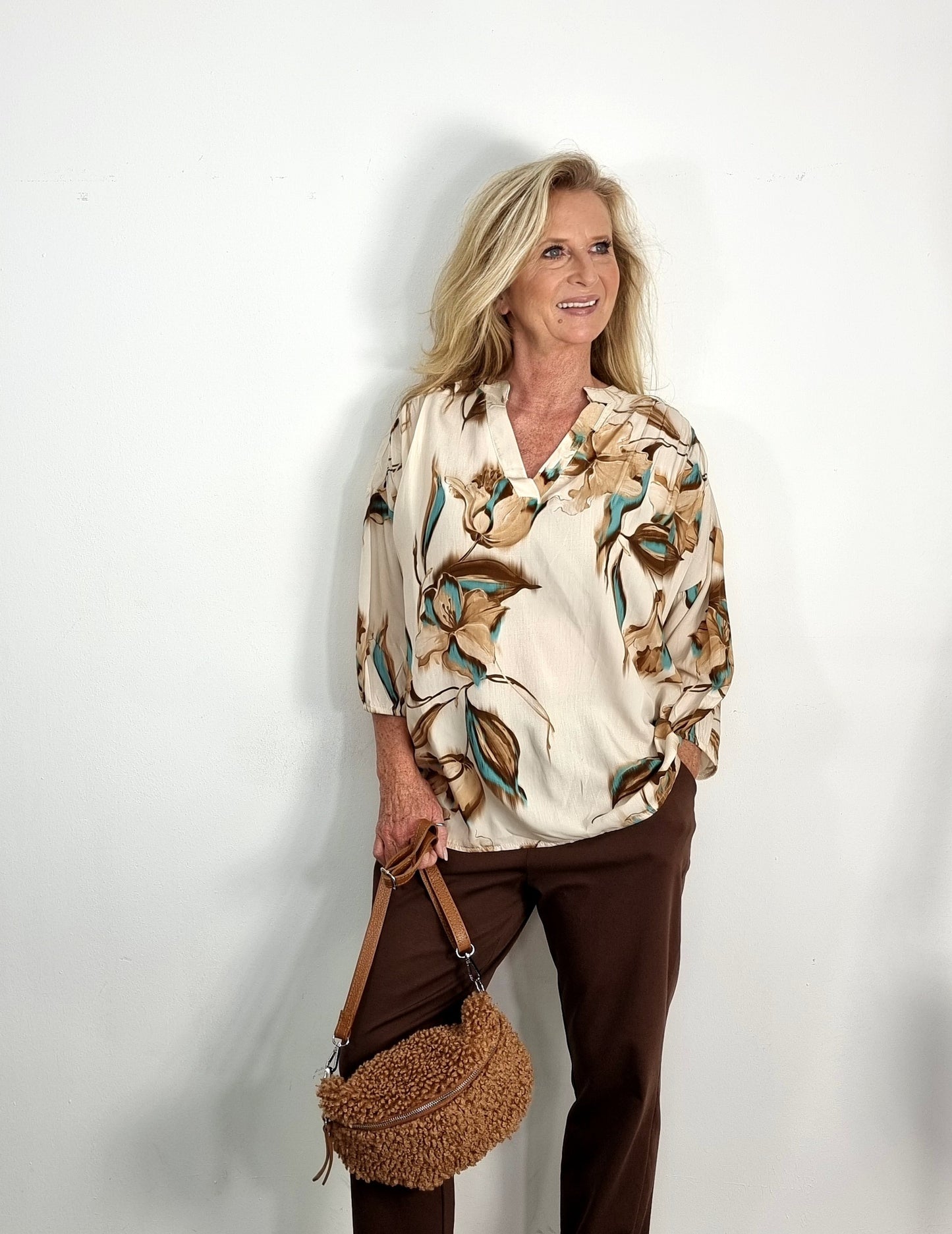 Blusenshirt mit floralem Print