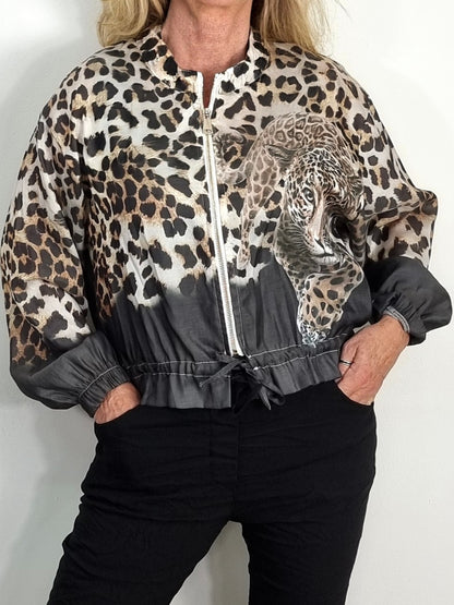 Leopard Blouson – wild & stylish