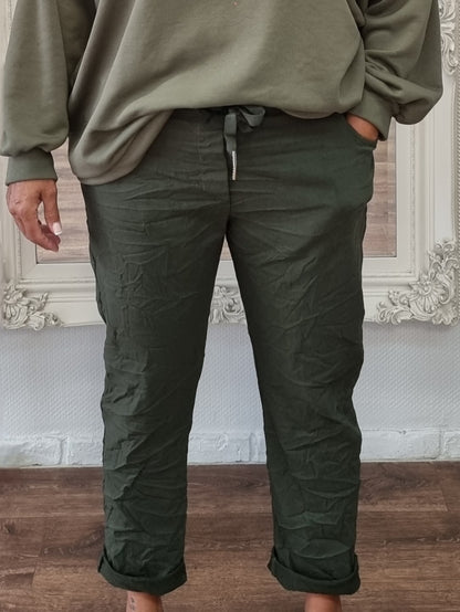 Jogpants in modischer Crash-Optik in 4 Farben