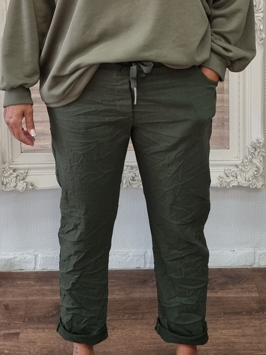 Jogpants in modischer Crash-Optik in 4 Farben