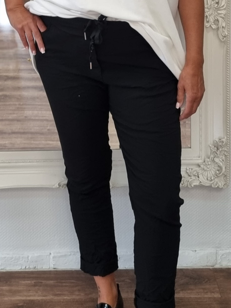 Jogpants in modischer Crash-Optik in 4 Farben