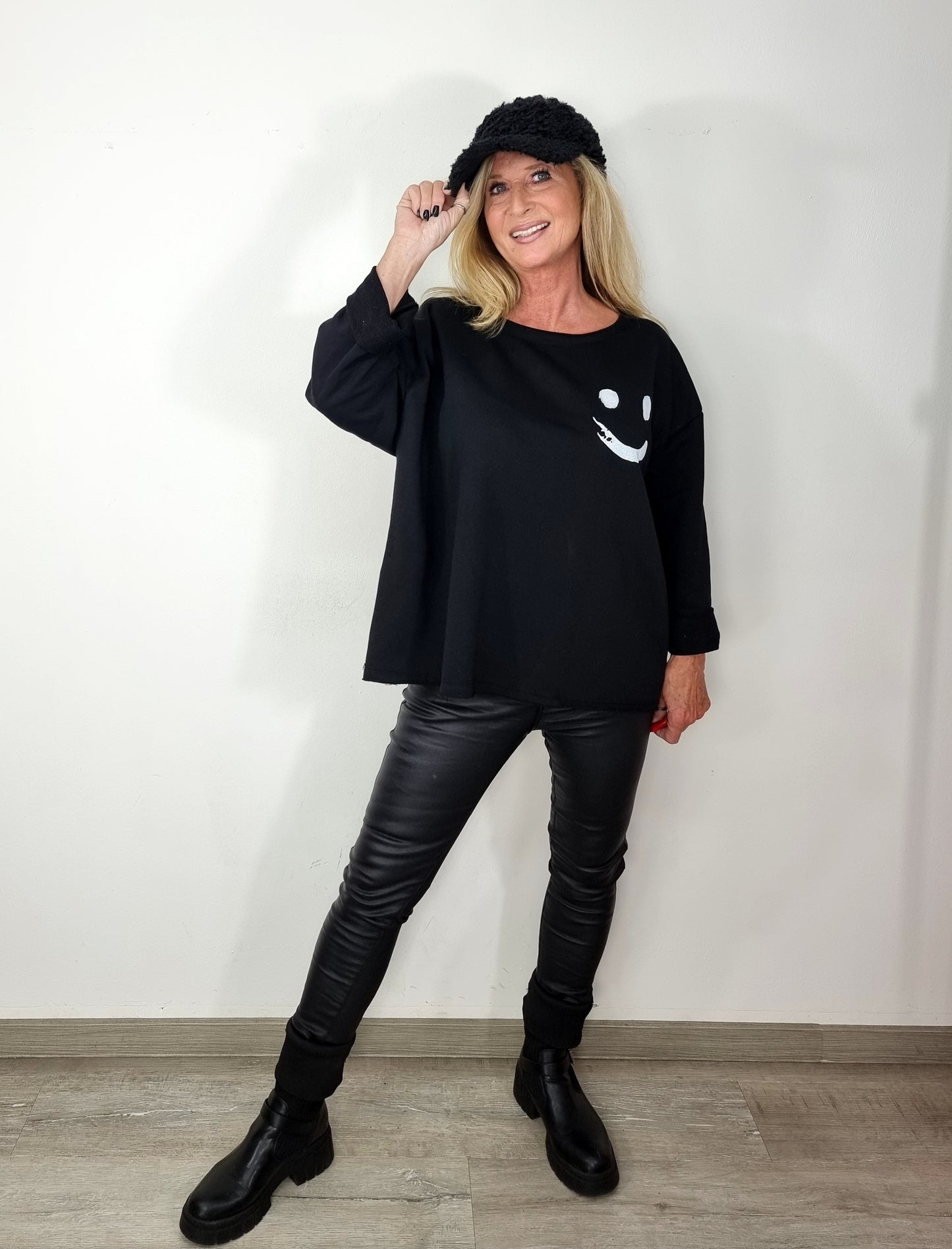 Lässiges Smiley Shirt in 3 Farben😊