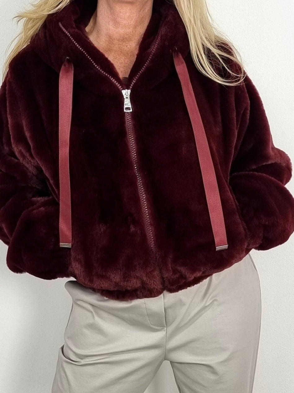 💫 Kuschelige Teddyjacke mit Kapuze in 4 Farben