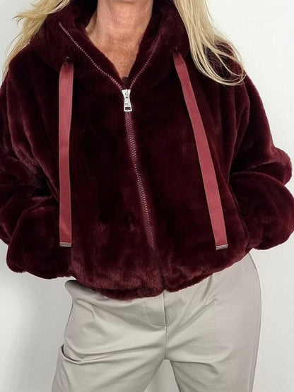 💫 Kuschelige Teddyjacke mit Kapuze in 4 Farben