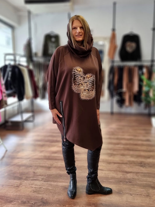 Longsweat „Sneaker Glam“ – Bequem, stylisch & ein echter Hingucker in 4 Farben