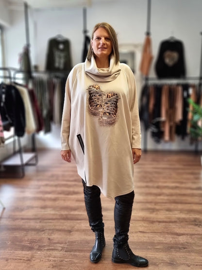 Longsweat „Sneaker Glam“ – Bequem, stylisch & ein echter Hingucker in 4 Farben