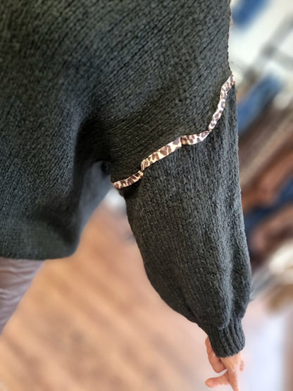 🖤 Kuschelige Strickjacke mit Leo-Knöpfen in 3 Farben