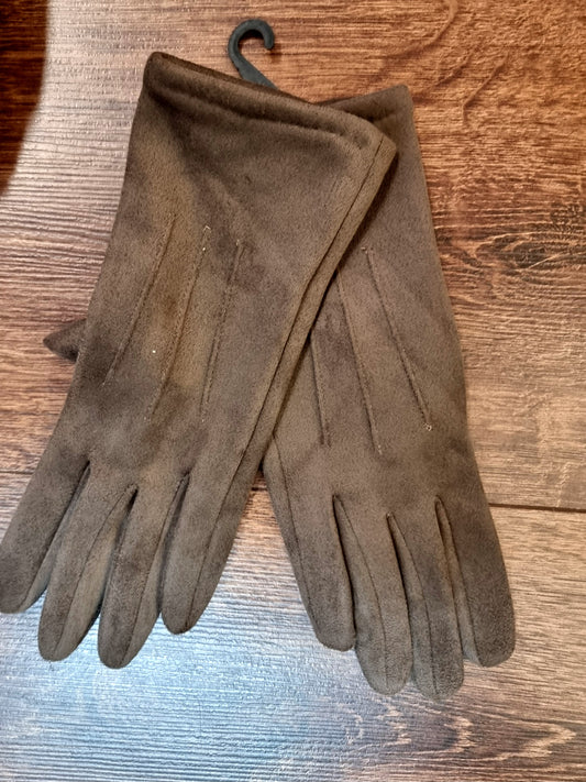 Damenhandschuhe in Wildlederoptik