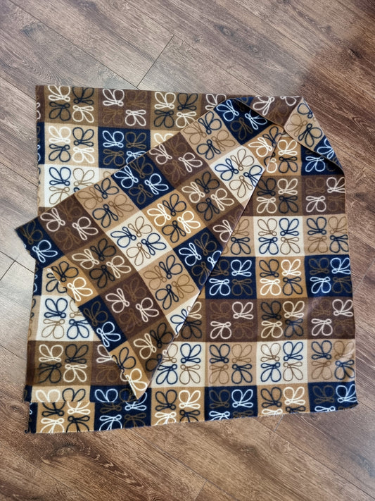 Weicher Kuschelschal-Schal mit Schmetterlingsmuster