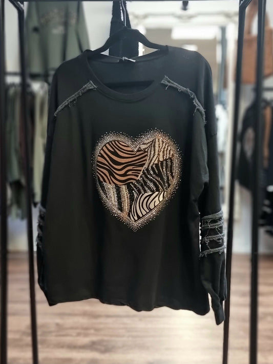 Sweatshirt „Herzliebe“ 3 Farben