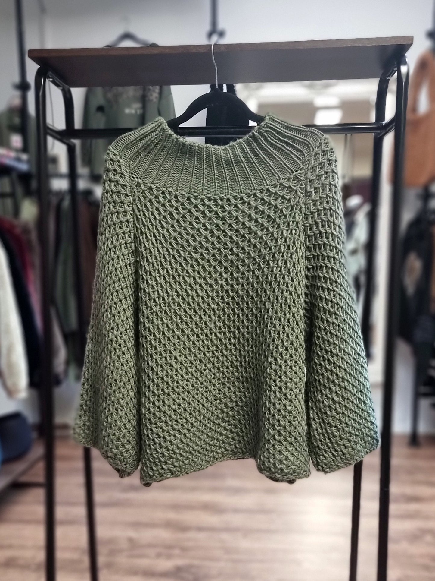 Gemütlicher Strickpullover in 3 Farben
