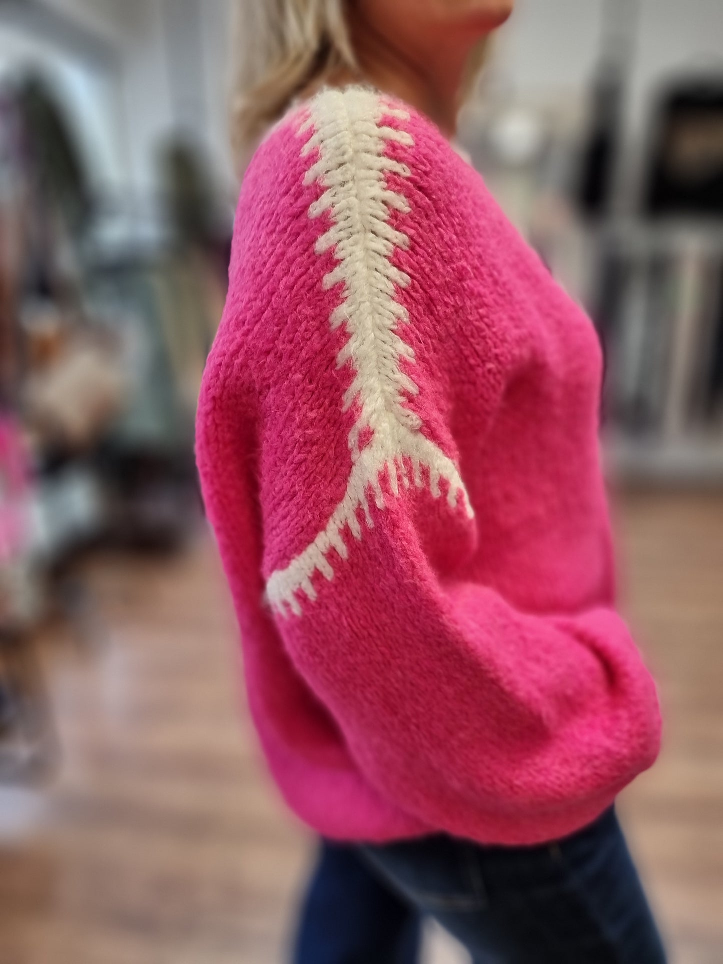 Kuschelpullover „Pink Dream“ – soft, warm & absoluter Hingucker